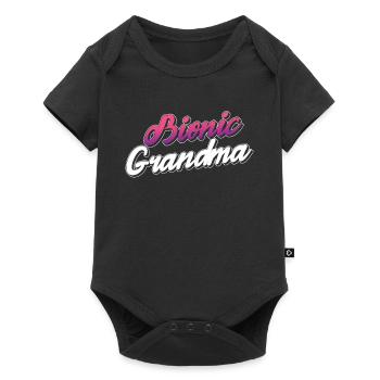 Bionische Hüftchirurgie Oma-design Für Die - Baby Premium short-sleeve bodysuit - black - Front