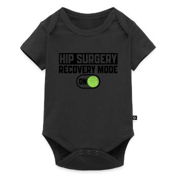 Wiederaufgebautes Hüftdesign Für Eine Person Nach - Body à manches courtes Premium Bébé - noir - Devant
