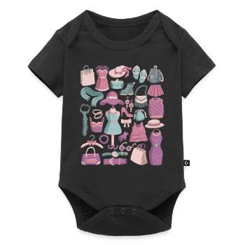 Boutique, Fashion, Shopping & Mode - Baby Premium short-sleeve bodysuit - black - Front