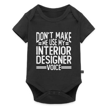 Interior Designer Gift Interior Decoration Designer - Baby Premium short-sleeve bodysuit - black - Front