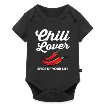 Red Pepper Spicy Food Funny Chili Lover Spice Up Y - Baby Premium short-sleeve bodysuit - black - Front