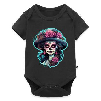 La Catrina - Baby Premium short-sleeve bodysuit - black - Front