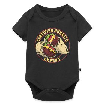 Certified Burrito Expert Burritos Taco Family - Baby Premium short-sleeve bodysuit - black - Front