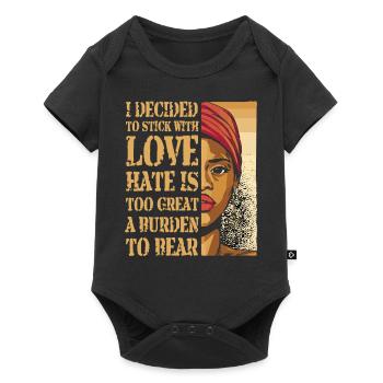 Hate Is Too Great A Burden To Bear - Baby Premium short-sleeve bodysuit - black - Front
