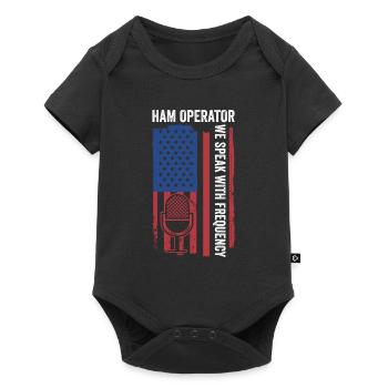 Amateur Ham Operator Usa Design Für - Body à manches courtes Premium Bébé - noir - Devant