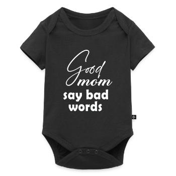Ladies Good Moms Say Bad Words - Baby Premium Kurzarmbody - Schwarz - Vorne