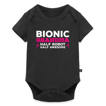 Bionisches Hüft-oma-design Für Einen Überlebenden - Body à manches courtes Premium Bébé - noir - Devant