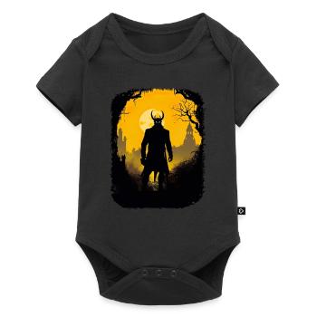 Gothik Okkult Satan Gotik Schwarze Szene Wicca - Baby Premium Kurzarmbody - Schwarz - Vorne