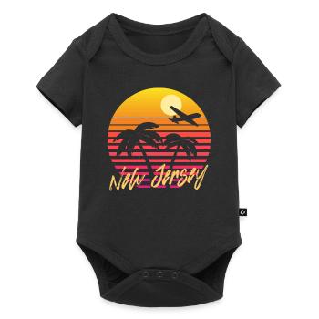 New Jersey - Baby Premium short-sleeve bodysuit - black - Front