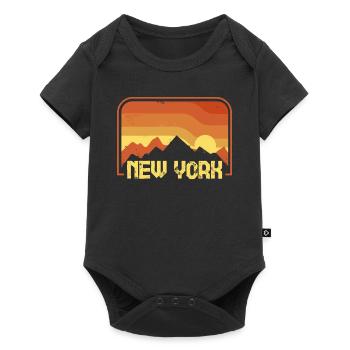 New York - Body à manches courtes Premium Bébé - noir - Devant
