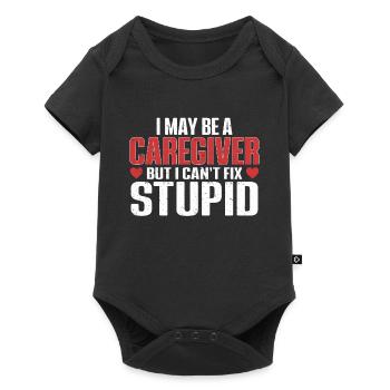 Caregiver Gift Nurse - Baby Premium short-sleeve bodysuit - black - Front