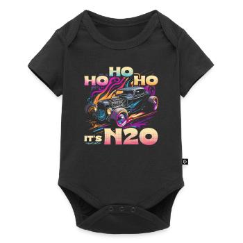 Hot Rod N2O Nitrous Oxide Engine Quote, Muscle Car - Baby Premium Kurzarmbody - Schwarz - Vorne