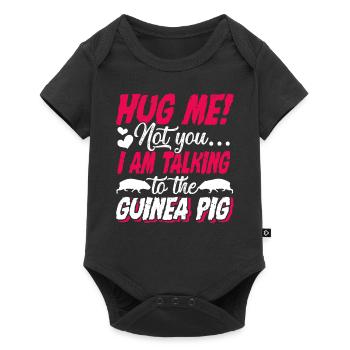 Guinea Pig Talking To The Guinea Pig - Baby Premium short-sleeve bodysuit - black - Front