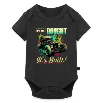 Hot Rod, ce n’est pas acheté son rat construit et muscle car - Body à manches courtes Premium Bébé - noir - Devant