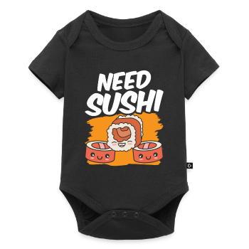 Need Sushi Lover Fan Food Sayings - Baby Premium short-sleeve bodysuit - black - Front