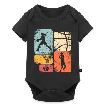 Basketball Basketball Player Women Basketball - Baby Premium short-sleeve bodysuit - black - Front