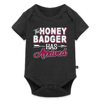 Honey Badger The Honey Badger Has Arrived - Baby Premium short-sleeve bodysuit - black - Front