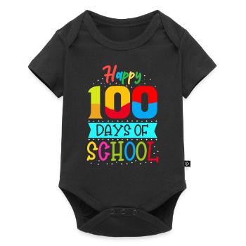 Happy Hundred Days Of School - Baby Premium short-sleeve bodysuit - black - Front