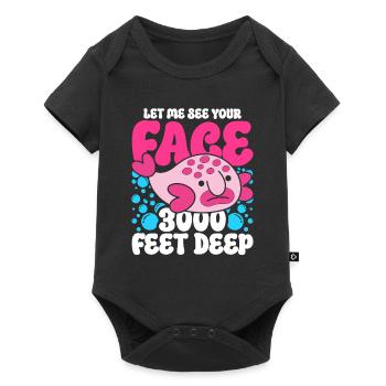 Blobfisch Let Me See Your Face 3000 Feet Deep - Baby Premium short-sleeve bodysuit - black - Front