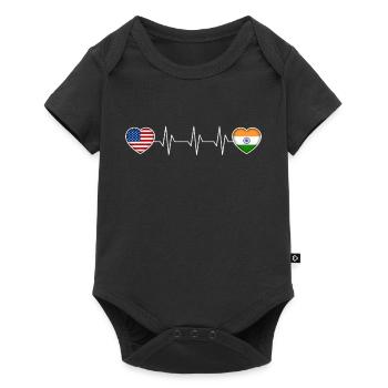 Inde - Body à manches courtes Premium Bébé - noir - Devant