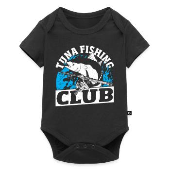 Club de pêche au thon Thon - Body à manches courtes Premium Bébé - noir - Devant