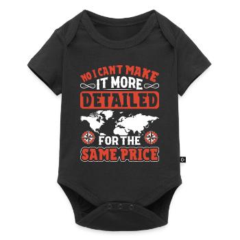 Cartographers - Baby Premium short-sleeve bodysuit - black - Front