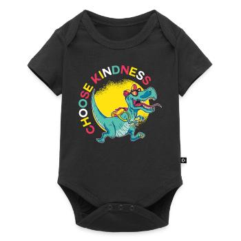 Choose Kindness Motivational Quote - Baby Premium short-sleeve bodysuit - black - Front
