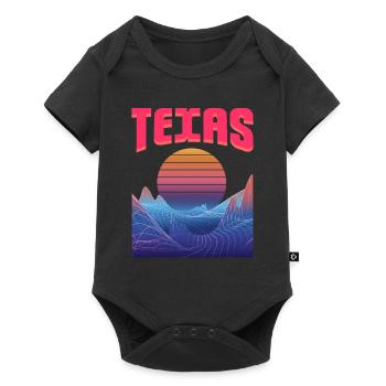 Texas - Body à manches courtes Premium Bébé - noir - Devant