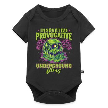 Underground Film, Independent Cinema, Horror - Baby Premium Kurzarmbody - Schwarz - Vorne