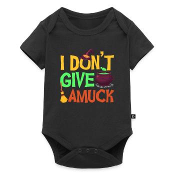 I don't give up, funny halloween witch hat - Baby Premium short-sleeve bodysuit - black - Front