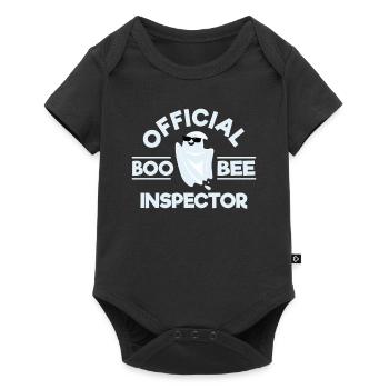Official Boo Bee Inspector Halloween Humor Lust - Baby Premium short-sleeve bodysuit - black - Front