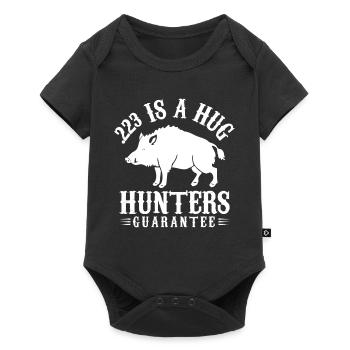 .223 is a hog hunter guaranMotive - Baby Premium Kurzarmbody - Schwarz - Vorne