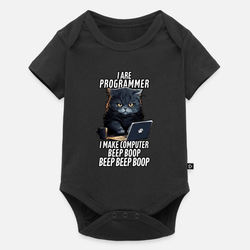 Ich bin Programmierer Beep Boop - Baby Premium Kurzarmbody - Schwarz