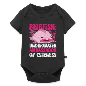 Blobfisch Underwater Ambrassador Of Cuteness - Baby Premium short-sleeve bodysuit - black - Front