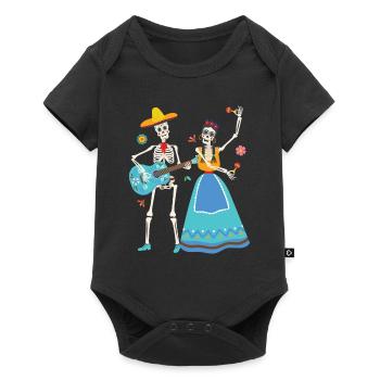 Dia de Los Muertos Dance Mexico - Baby Premium short-sleeve bodysuit - black - Front
