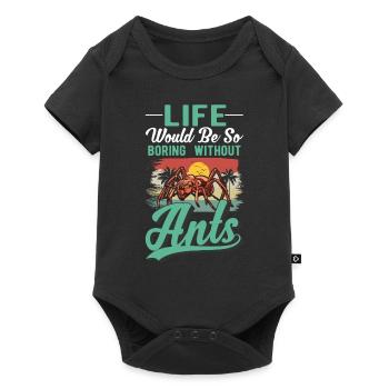 Ants Ant Farm Anthill Fire Ants - Baby Premium short-sleeve bodysuit - black - Front