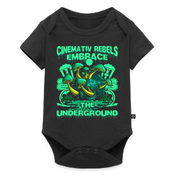Underground Film, Independent Cinema, Horror - Baby Premium Kurzarmbody - Schwarz - Vorne