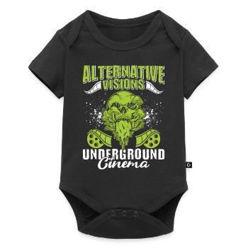 Underground Film, Independent Cinema, Horror - Baby Premium Kurzarmbody - Schwarz - Vorne