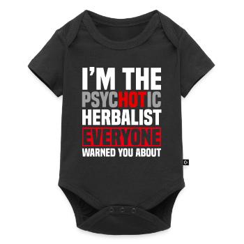 Funny Herbalist Costume Humor Herbalism - Baby Premium short-sleeve bodysuit - black - Front