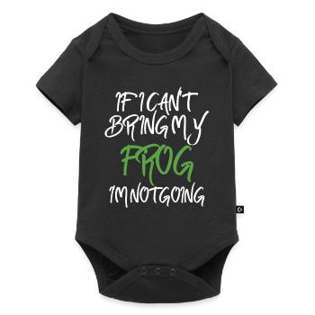 If I can't bring my frog - Baby Premium short-sleeve bodysuit - black - Front