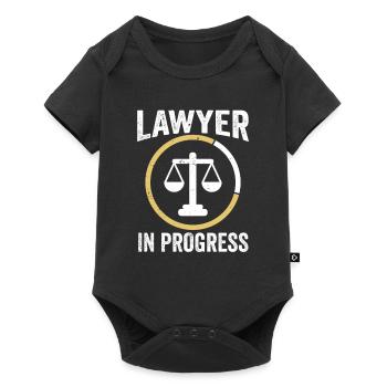Lawyer Work in progress Lawyer Law Lawyer - Baby Premium short-sleeve bodysuit - black - Front