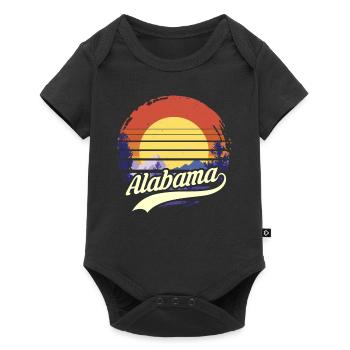 Alabama - Baby Premium short-sleeve bodysuit - black - Front
