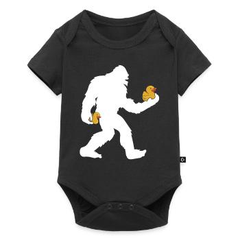 Sasquatch Big Foot Yetti Kids Rubber Duck - Baby Premium short-sleeve bodysuit - black - Front