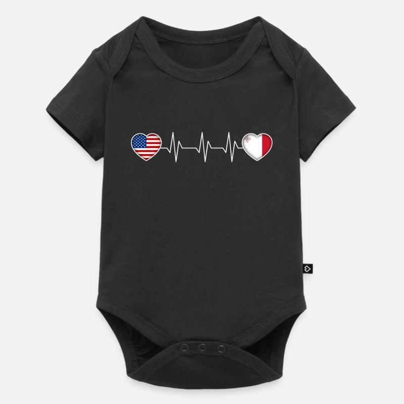 Malte - Body à manches courtes Premium Bébé - noir