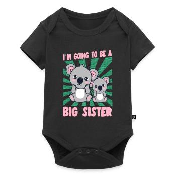 Going To Be A Big Sister Koala Promoted To Sister - Baby Premium short-sleeve bodysuit - black - Front