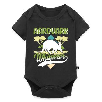 Erdferkel Flüsterer Aardvark Whisperer - Baby Premium short-sleeve bodysuit - black - Front