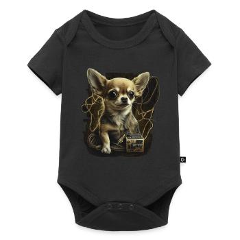 Chihuahua | Electrician Worker Electrical Job Dog - Baby Premium short-sleeve bodysuit - black - Front