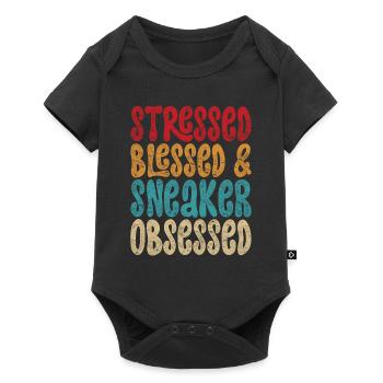 Sneaker Collector Shoe Collector - Baby Premium short-sleeve bodysuit - black - Front
