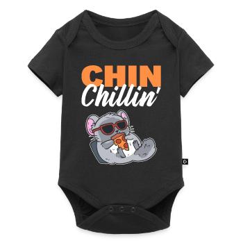 Chin-Chillin' Zookeeper - Baby Premium short-sleeve bodysuit - black - Front