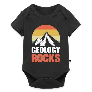 Geology Rocks Geologist - Baby Premium short-sleeve bodysuit - black - Front